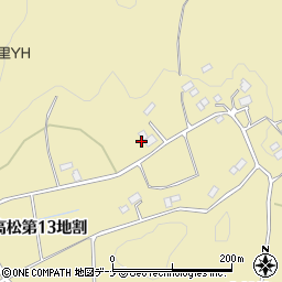 岩手県花巻市高松第１３地割周辺の地図