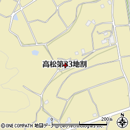 岩手県花巻市高松第３３地割周辺の地図