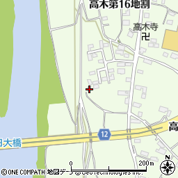 岩手県花巻市高木第２８地割220周辺の地図