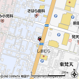 ＥＮＥＯＳ本荘東バイパスＳＳ周辺の地図