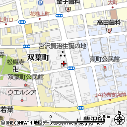 花巻信用金庫南支店周辺の地図