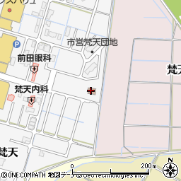 東梵天コミュニティーセンター周辺の地図