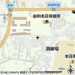 株式会社広田薬品　本荘営業所周辺の地図