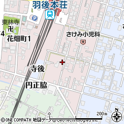 秋田県由利本荘市西梵天35周辺の地図