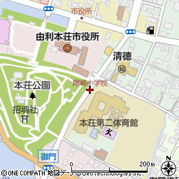 尾崎小学校周辺の地図