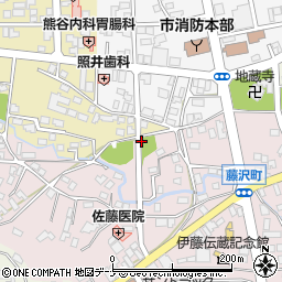 岩手県花巻市藤沢町周辺の地図