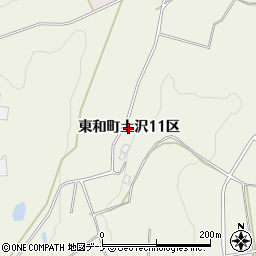 岩手県花巻市東和町土沢（１１区）周辺の地図