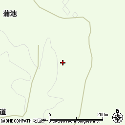 秋田県由利本荘市土谷大台周辺の地図