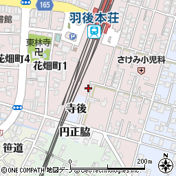 秋田県由利本荘市西梵天27周辺の地図