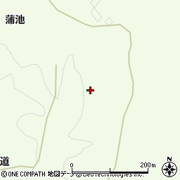秋田県由利本荘市土谷（大台）周辺の地図