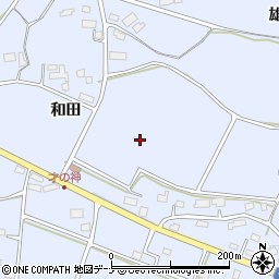 岩手県花巻市上根子和田周辺の地図