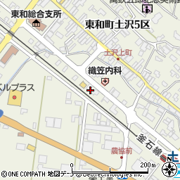 岩手県花巻市東和町土沢８区360周辺の地図