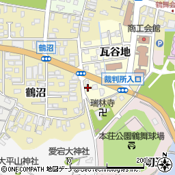 秋田県由利本荘市瓦谷地29周辺の地図