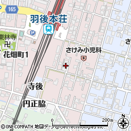 秋田県由利本荘市西梵天46-2周辺の地図