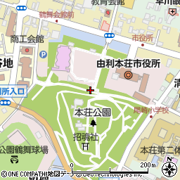 秋田県由利本荘市尾崎周辺の地図