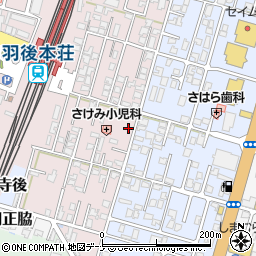 秋田県由利本荘市西梵天75周辺の地図