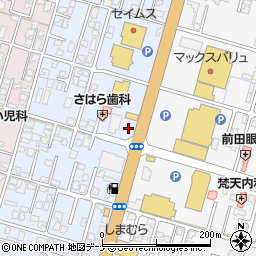 秋田銀行本荘東支店 ＡＴＭ周辺の地図
