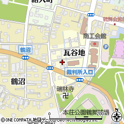 秋田県由利本荘市瓦谷地31周辺の地図