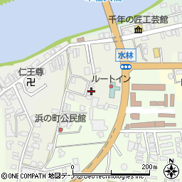 秋田県由利本荘市井戸尻周辺の地図