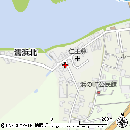 秋田県由利本荘市浜ノ町7周辺の地図