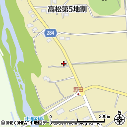 岩手県花巻市高松第６地割周辺の地図