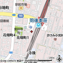 由利本荘警察署本荘駅前交番周辺の地図