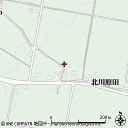 秋田県仙北郡美郷町金沢北川原田4周辺の地図