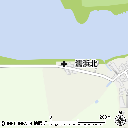 秋田県由利本荘市濡浜北6周辺の地図
