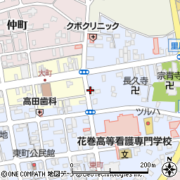 花巻タクシー株式会社周辺の地図