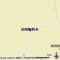 岩手県遠野市松崎町駒木周辺の地図