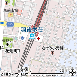 秋田県由利本荘市西梵天84-1周辺の地図