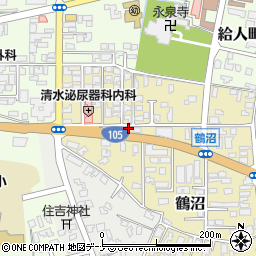 サキナビューティスペース本荘周辺の地図
