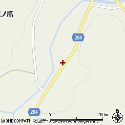秋田県由利本荘市滝曲沢31-4周辺の地図