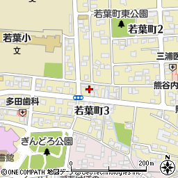 花巻信用金庫若葉町支店周辺の地図