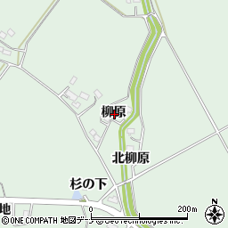 秋田県仙北郡美郷町金沢柳原周辺の地図