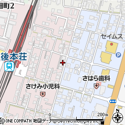 秋田県由利本荘市西梵天152周辺の地図
