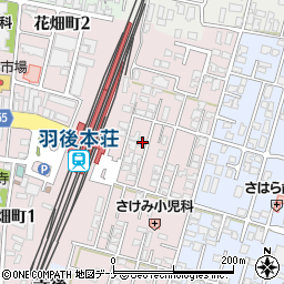 秋田県由利本荘市西梵天147周辺の地図