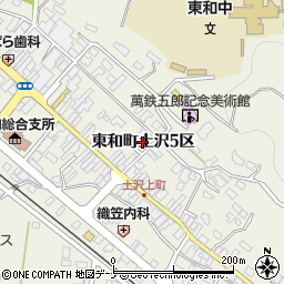 岩手県花巻市東和町土沢（５区）周辺の地図