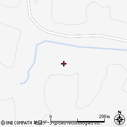 秋田県大仙市南外十二ケ沢畑谷沢周辺の地図