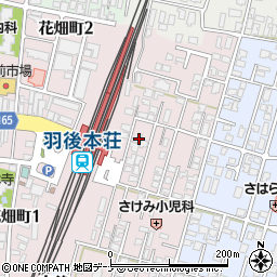 秋田県由利本荘市西梵天146周辺の地図