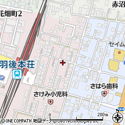 秋田県由利本荘市西梵天150周辺の地図