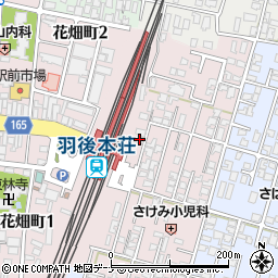 秋田県由利本荘市西梵天145-6周辺の地図