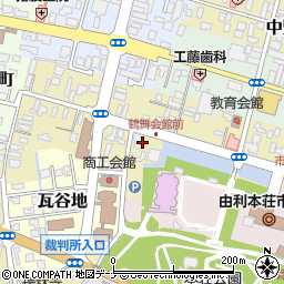 秋田県由利本荘市表尾崎町周辺の地図