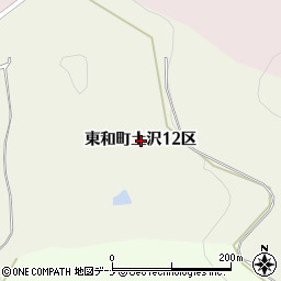 岩手県花巻市東和町土沢１２区周辺の地図