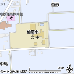 美郷町役場　仙南っ子児童クラブ周辺の地図