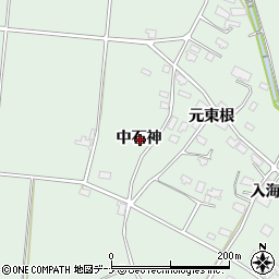 秋田県仙北郡美郷町金沢中石神周辺の地図