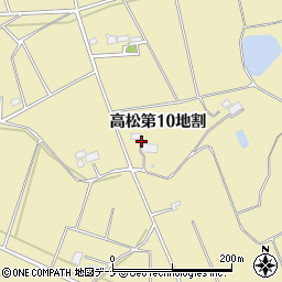 岩手県花巻市高松第１０地割周辺の地図