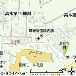 岩手県花巻市高木第１５地割15周辺の地図