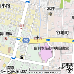 明光義塾本荘教室周辺の地図