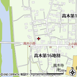 岩手県花巻市高木第１５地割87周辺の地図